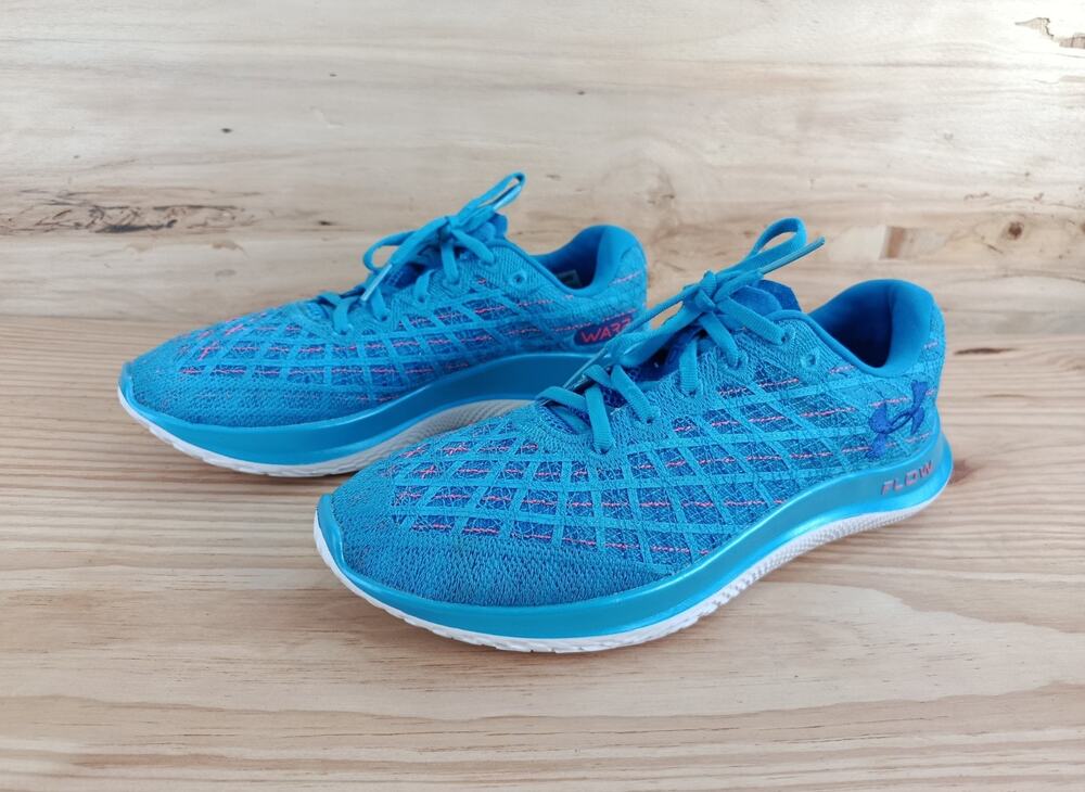Under Armour UA Flow Velociti Wind Running Shoes Blue Size 9 US Bluetooth